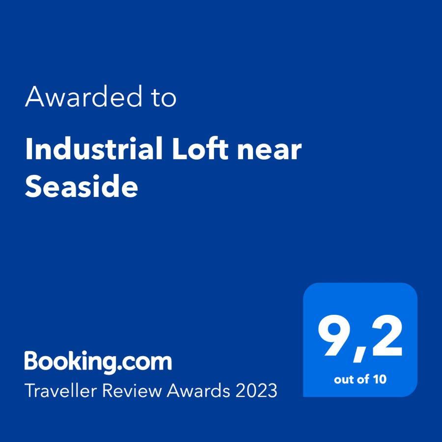 Industrial Loft Near Seaside W 200Mbps Apartment Tesalonika Bagian luar foto